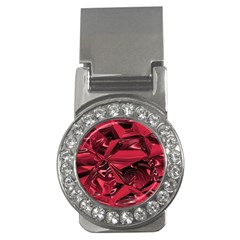 Candy Apple Crimson Red Money Clips (cz)  by SpinnyChairDesigns