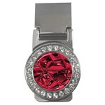 Candy Apple Crimson Red Money Clips (CZ)  Front