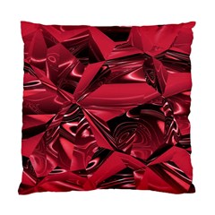 Candy Apple Crimson Red Standard Cushion Case (one Side) by SpinnyChairDesigns