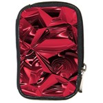 Candy Apple Crimson Red Compact Camera Leather Case Front