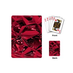 Candy Apple Crimson Red Playing Cards Single Design (mini) by SpinnyChairDesigns