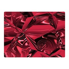 Candy Apple Crimson Red Double Sided Flano Blanket (mini)  by SpinnyChairDesigns