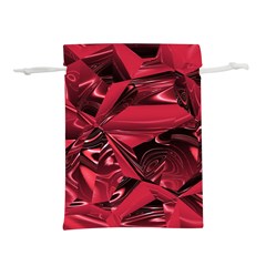 Candy Apple Crimson Red Lightweight Drawstring Pouch (l) by SpinnyChairDesigns