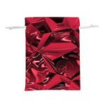 Candy Apple Crimson Red Lightweight Drawstring Pouch (L) Back