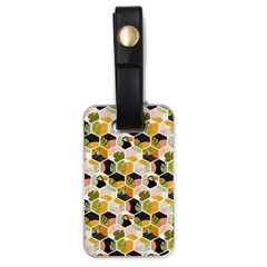 Hexagon Tropical Pattern Luggage Tag (one Side) by designsbymallika