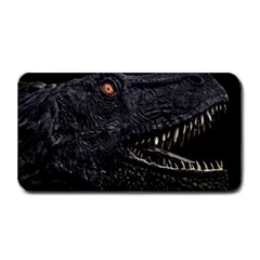 Trex Dinosaur Head Dark Poster Medium Bar Mats by dflcprintsclothing