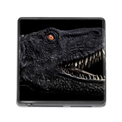 Trex Dinosaur Head Dark Poster Memory Card Reader (square 5 Slot) by dflcprintsclothing