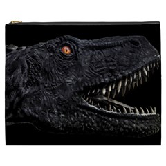 Trex Dinosaur Head Dark Poster Cosmetic Bag (xxxl) by dflcprintsclothing