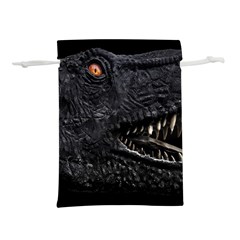 Trex Dinosaur Head Dark Poster Lightweight Drawstring Pouch (l) by dflcprintsclothing