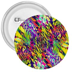 Colorful Jungle Pattern 3  Buttons by SpinnyChairDesigns