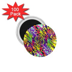 Colorful Jungle Pattern 1 75  Magnets (100 Pack)  by SpinnyChairDesigns