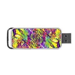 Colorful Jungle Pattern Portable Usb Flash (two Sides) by SpinnyChairDesigns