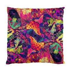 Colorful Boho Abstract Art Standard Cushion Case (one Side) by SpinnyChairDesigns