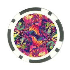 Colorful Boho Abstract Art Poker Chip Card Guard (10 Pack) by SpinnyChairDesigns