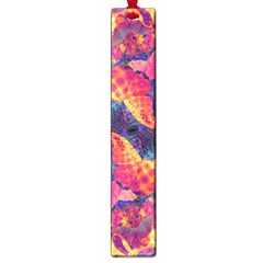 Colorful Boho Abstract Art Large Book Marks by SpinnyChairDesigns