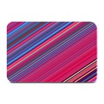 Boho Pink Blue Stripes Plate Mats 18 x12  Plate Mat