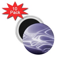 Violet Glowing Swirls 1 75  Magnets (10 Pack)  by SpinnyChairDesigns