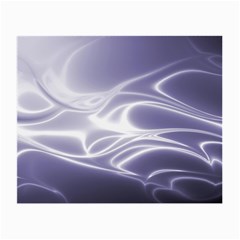 Violet Glowing Swirls Small Glasses Cloth (2 Sides) by SpinnyChairDesigns