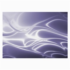 Violet Glowing Swirls Large Glasses Cloth by SpinnyChairDesigns