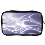 Violet Glowing Swirls Toiletries Bag (One Side) Front