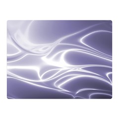 Violet Glowing Swirls Double Sided Flano Blanket (mini)  by SpinnyChairDesigns