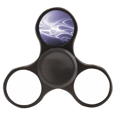 Violet Glowing Swirls Finger Spinner by SpinnyChairDesigns