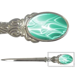 Biscay Green Glow Letter Opener by SpinnyChairDesigns