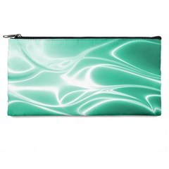 Biscay Green Glow Pencil Case by SpinnyChairDesigns