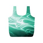 Biscay Green Glow Full Print Recycle Bag (S) Front