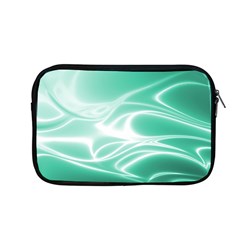 Biscay Green Glow Apple Macbook Pro 13  Zipper Case by SpinnyChairDesigns