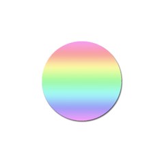 Pastel Rainbow Ombre Golf Ball Marker (10 Pack) by SpinnyChairDesigns