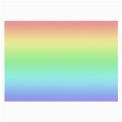 Pastel Rainbow Ombre Large Glasses Cloth by SpinnyChairDesigns