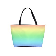 Pastel Rainbow Ombre Classic Shoulder Handbag by SpinnyChairDesigns