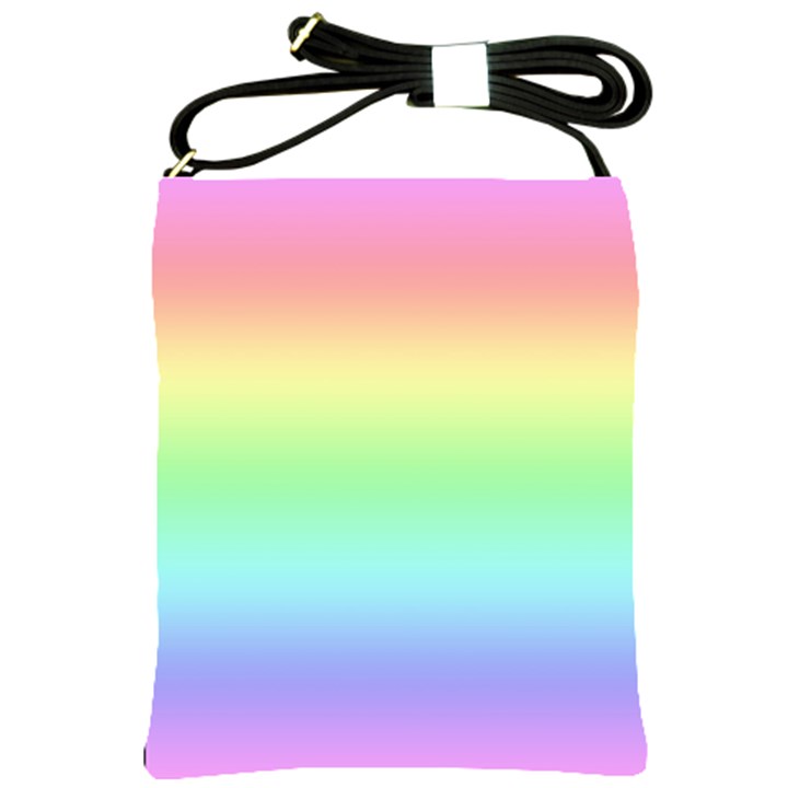 Pastel Rainbow Ombre Shoulder Sling Bag