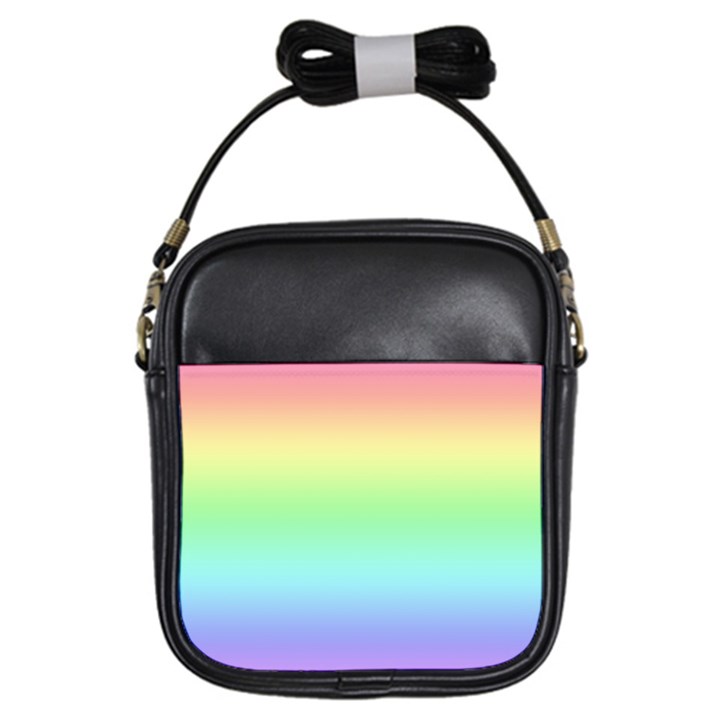 Pastel Rainbow Ombre Girls Sling Bag