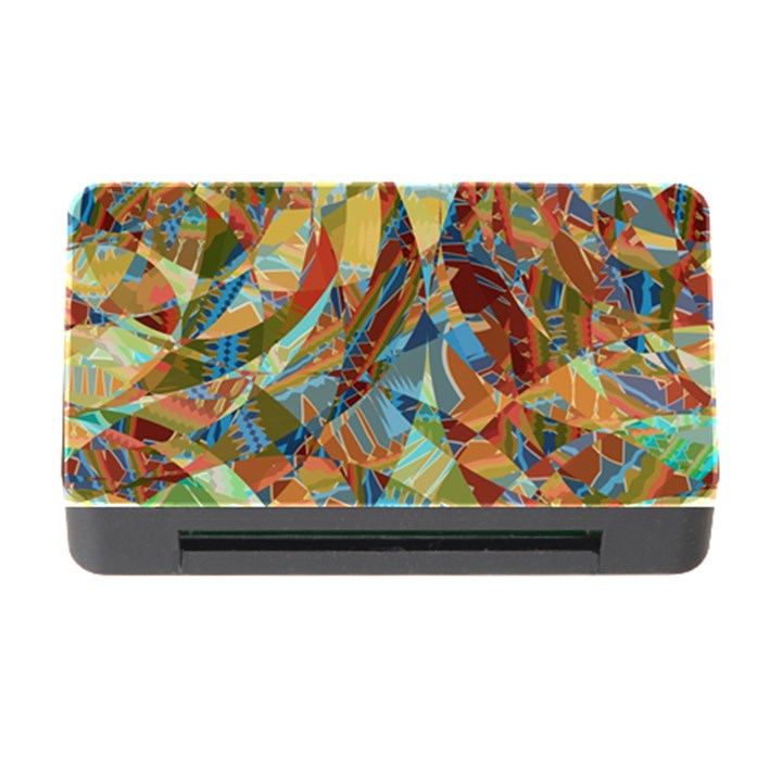 Boho Colorful Mosaic Memory Card Reader with CF