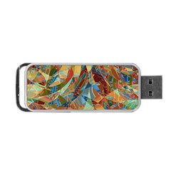 Boho Colorful Mosaic Portable Usb Flash (two Sides) by SpinnyChairDesigns