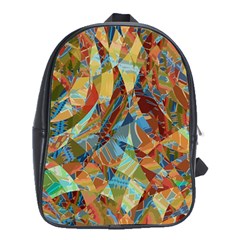 Boho Colorful Mosaic School Bag (xl) by SpinnyChairDesigns