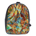 Boho Colorful Mosaic School Bag (XL) Front