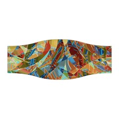 Boho Colorful Mosaic Stretchable Headband by SpinnyChairDesigns