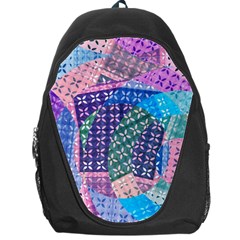 Boho Patchwork Backpack Bag by SpinnyChairDesigns