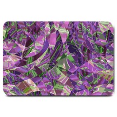 Boho Violet Mosaic Large Doormat  by SpinnyChairDesigns