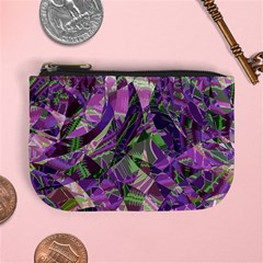 Boho Violet Mosaic Mini Coin Purse by SpinnyChairDesigns