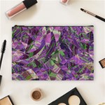 Boho Violet Mosaic Cosmetic Bag (Large) Front