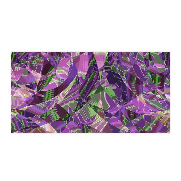 Boho Violet Mosaic Satin Wrap