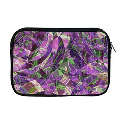 Boho Violet Mosaic Apple Macbook Pro 17  Zipper Case by SpinnyChairDesigns