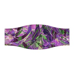 Boho Violet Mosaic Stretchable Headband by SpinnyChairDesigns