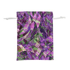 Boho Violet Mosaic Lightweight Drawstring Pouch (l) by SpinnyChairDesigns