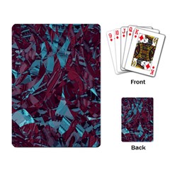 Boho Teal Wine Mosaic Playing Cards Single Design (rectangle) by SpinnyChairDesigns