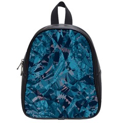 Boho Cerulean Blue Mosaic School Bag (small) by SpinnyChairDesigns